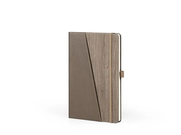 ONTARIO NOTE A5 notebook with elastic band - PRO BOOK Light brown