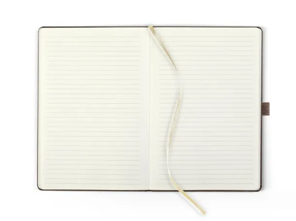 ONTARIO NOTE A5 notebook with elastic band - PRO BOOK Light brown