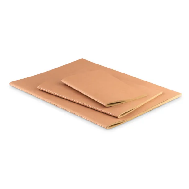 MID PAPER BOOK A5 notebook in cardboard cover Beige