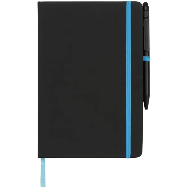 Noir Edge medium notebook Solid black Blue