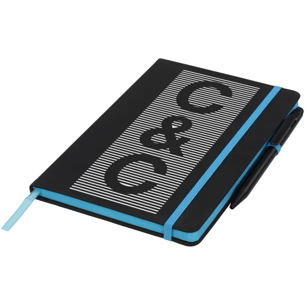 Noir Edge notes s kemijskom olovkom, A5 Crna Plava