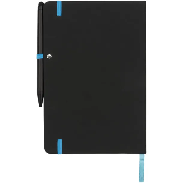 Noir Edge medium notebook Solid black Blue