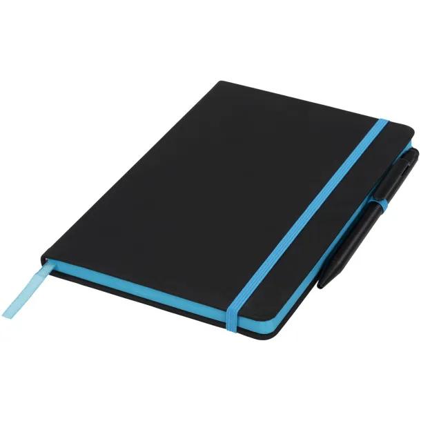 Noir Edge medium notebook Solid black Blue