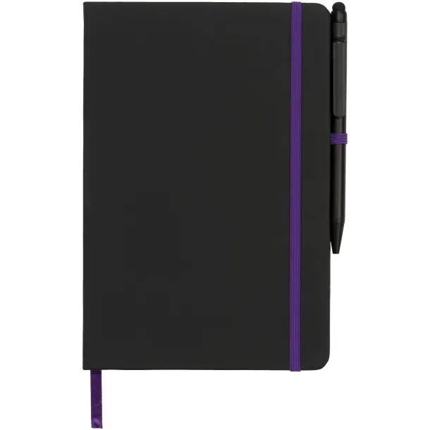 Noir Edge medium notebook Solid black Purple