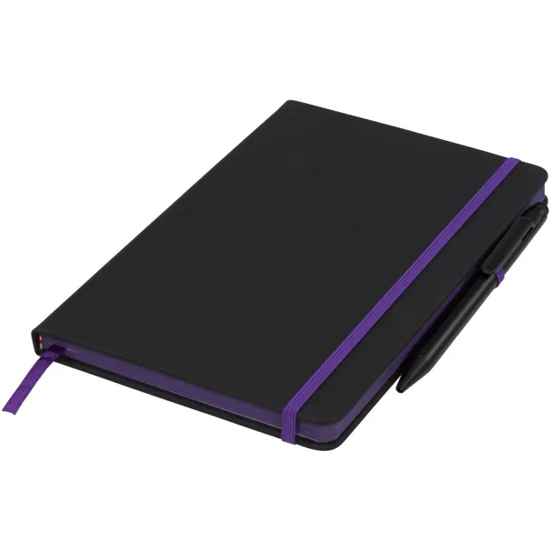 Noir Edge medium notebook Solid black Purple