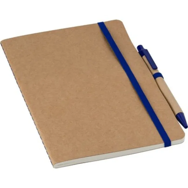  Notebook A5 with ball pen light blue