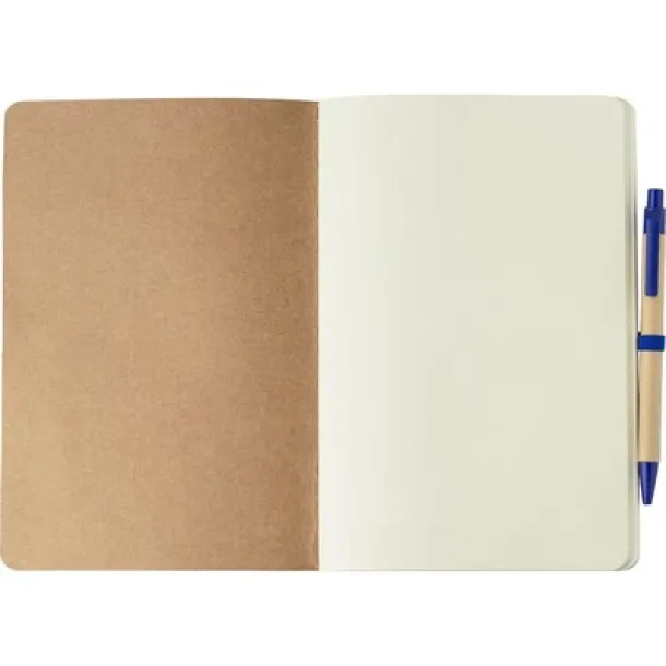  Notebook A5 with ball pen light blue