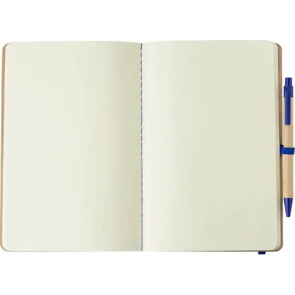  Notebook A5 with ball pen light blue