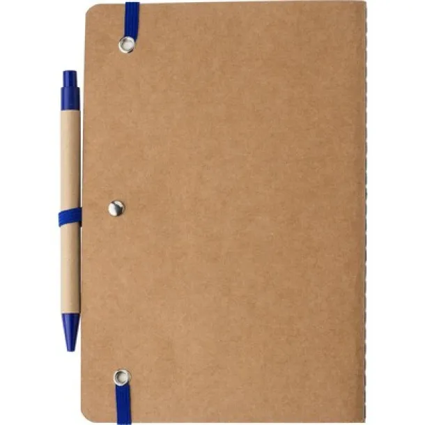  Notebook A5 with ball pen light blue