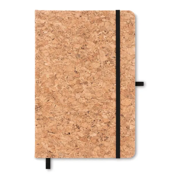 SUBER A5 notebook with cork cover Black