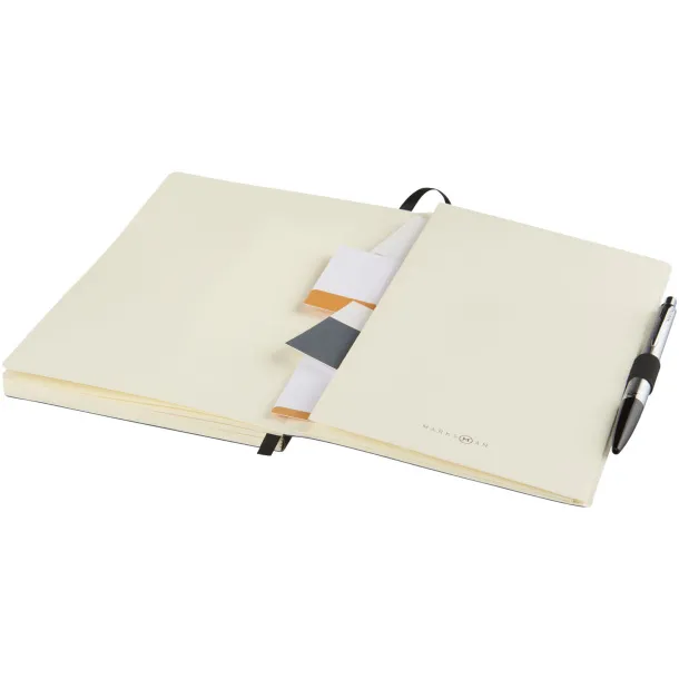 Revello A5 soft cover notebook - Marksman Solid black