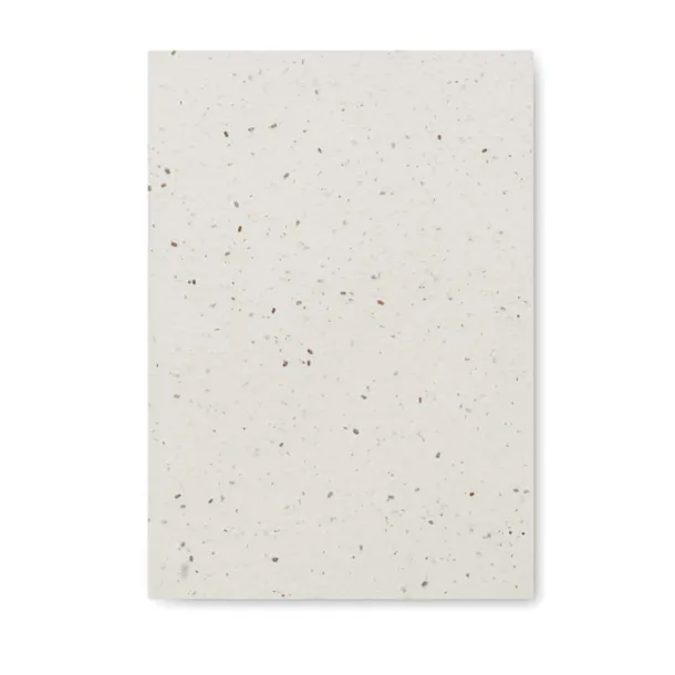 SEED BOOK A5 seed paper cover notebook White