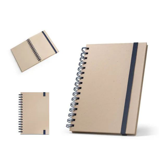 PROUST A5 notebook with rings and Sugarcane paper with plain pages