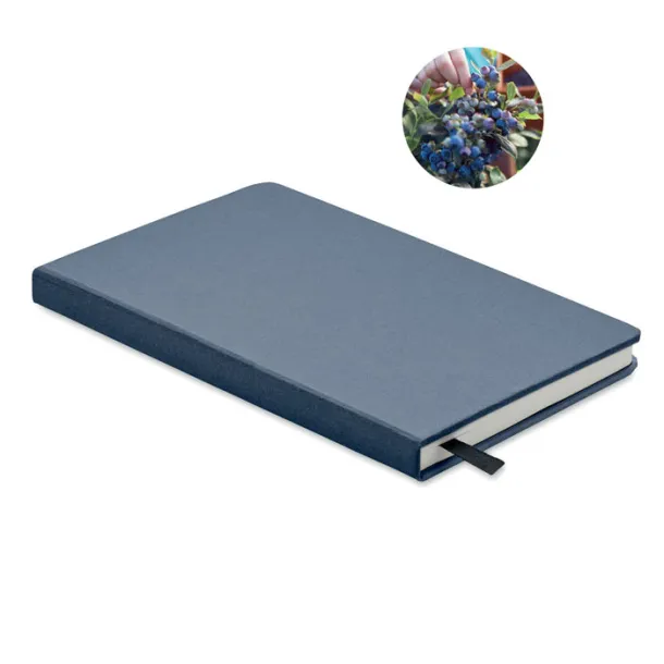 GROW notes s recikliranim stranicama, A5 Plava