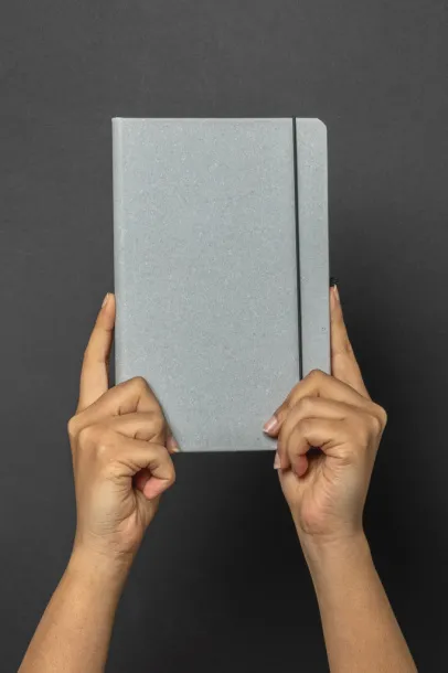  Notes s tvrdom koricom od reciklirane kože, A5 - XD Collection light grey