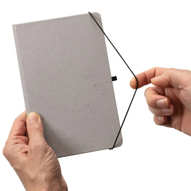  Notes s tvrdom koricom od reciklirane kože, A5 - XD Collection light grey