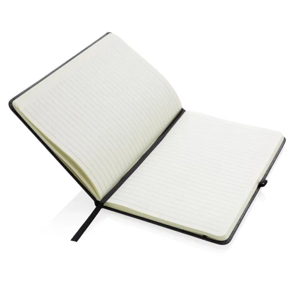  Notes s tvrdom koricom od reciklirane kože, A5 - XD Collection Siva