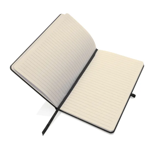  Notes s tvrdom koricom od reciklirane kože, A5 - XD Collection Siva