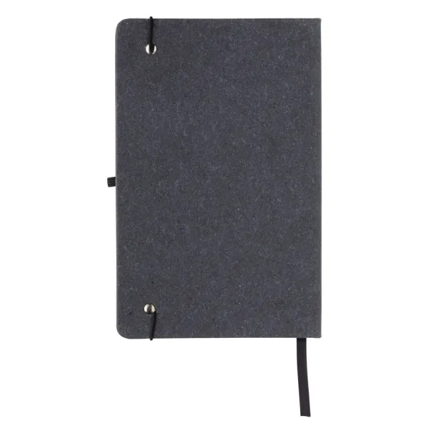  Recycled leather hardcover notebook A5 - XD Collection Grey 