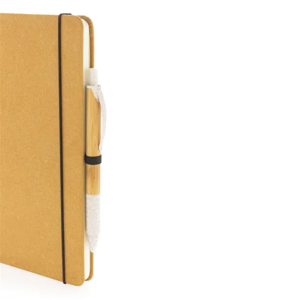  Notes s tvrdom koricom od reciklirane kože, A5 - XD Collection Smeđa