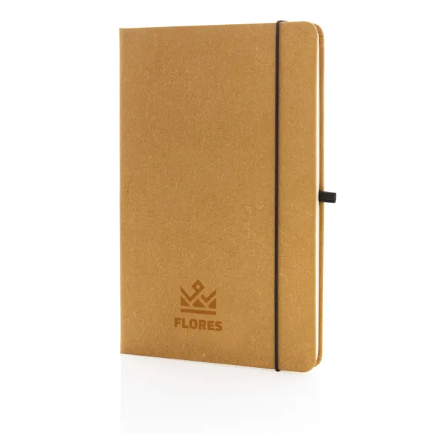  Notes s tvrdom koricom od reciklirane kože, A5 - XD Collection Smeđa