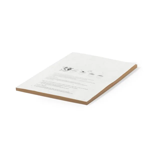  Notebook A5, seed paper white