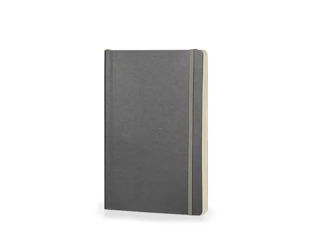 TOSCANA A5 notebook with elastic band Gray