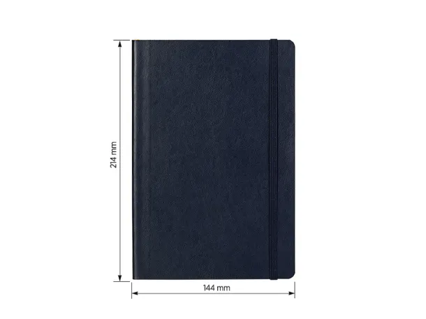 TOSCANA A5 notebook with elastic band Blue