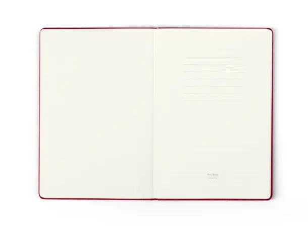 TOSCANA A5 notebook with elastic band Red