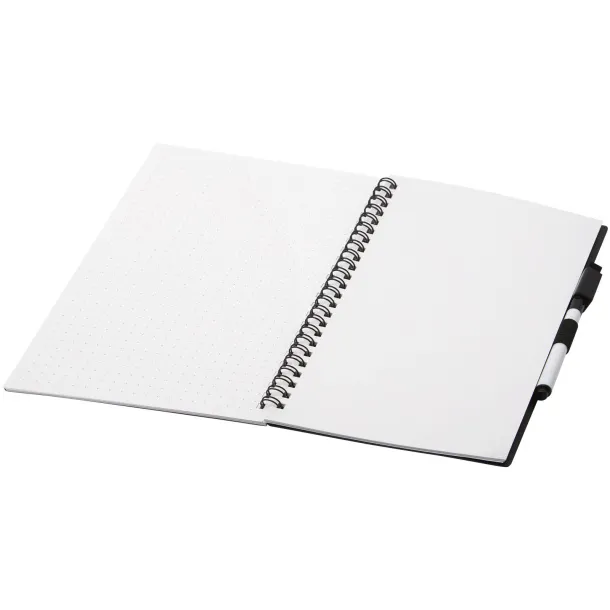 Pebbles A5 size reference reusable notebook Crna