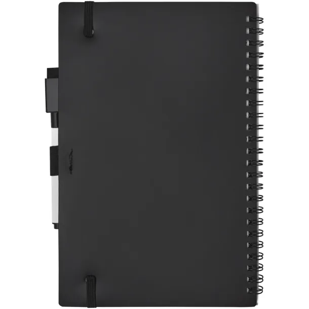 Pebbles A5 size reference reusable notebook Crna