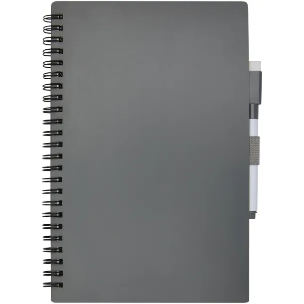 Pebbles A5 size reference reusable notebook Grey