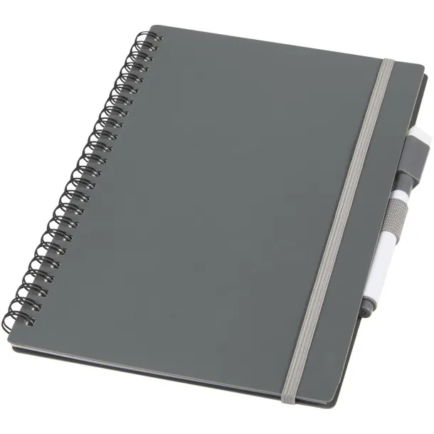 Pebbles A5 size reference reusable notebook Grey