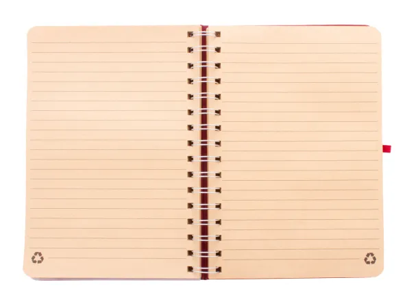Holbook RPET notes, A5 Crvena