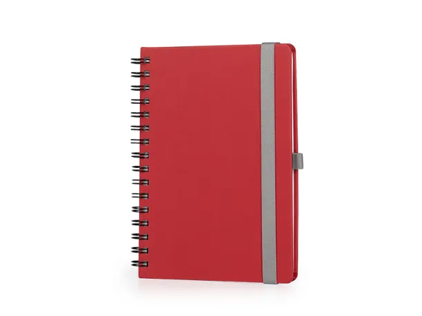 MONDO WIRE spiralni notes, A5 - PRO BOOK Crvena