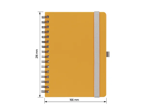 MONDO WIRE spiralni notes, A5 - PRO BOOK Narančasta
