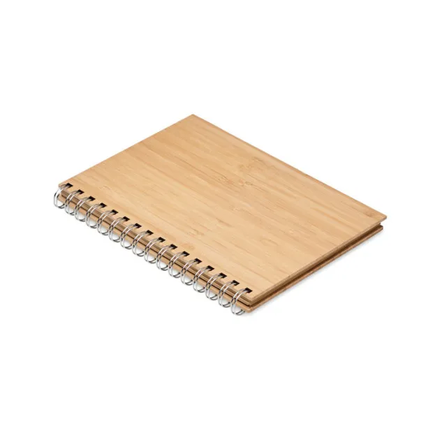 BRAM A5 ring bound Bamboo notebook Wood