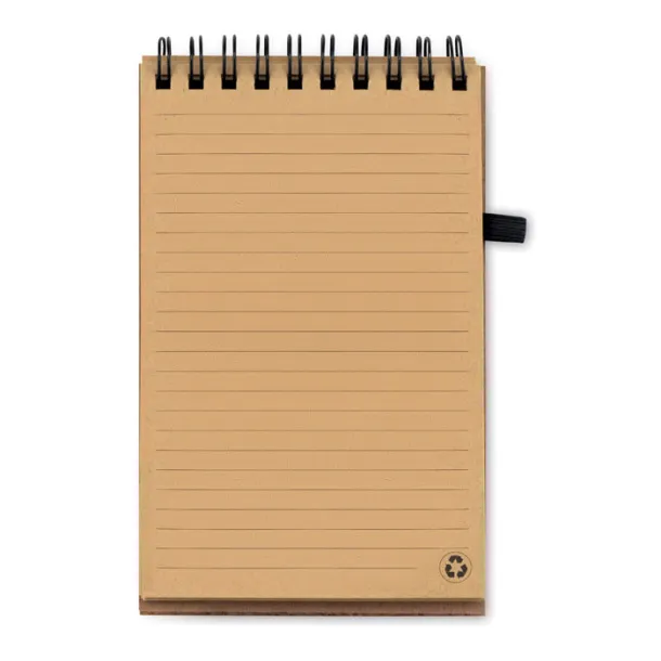 SONORACORK A6 cork notebook with pen Black