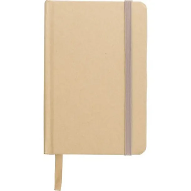  Recycled craft paper notebook A6 beige