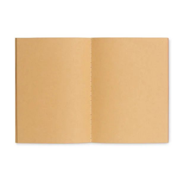 MINI PAPER BOOK A6 notebook in cardboard cover Beige