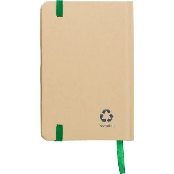  Recycled craft paper notebook A6 Limeta