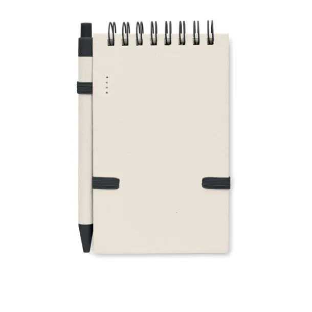 MITO SET notes set od kartona mlijeka, A6 Crna