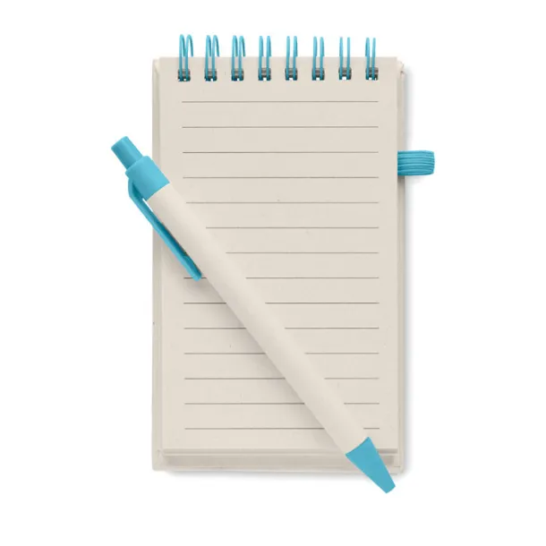 MITO SET notes set od kartona mlijeka, A6 Tirkizna