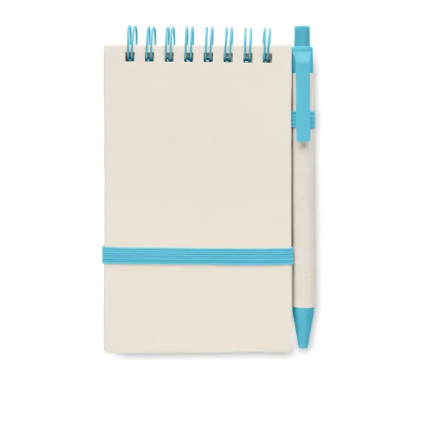 MITO SET A6 milk carton notebook set Turquoise