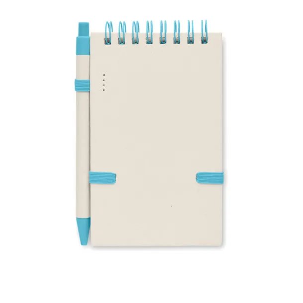 MITO SET A6 milk carton notebook set Turquoise