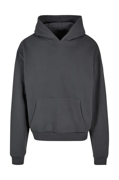  Ultra Heavy Cotton Box Hoody - Build Your Brand Tamno siva