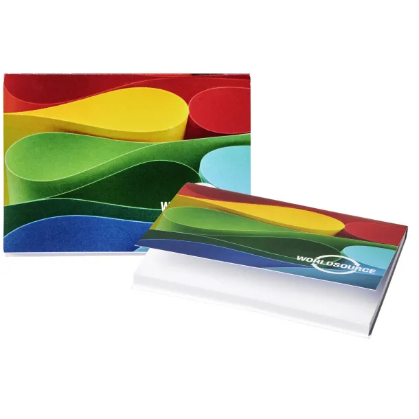 Sticky-Mate® A7 soft cover sticky notes 100x75 - Unbranded White