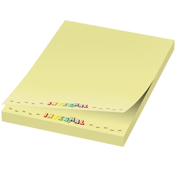 Sticky-Mate® A8 sticky notes 50x75 - Unbranded Light yellow