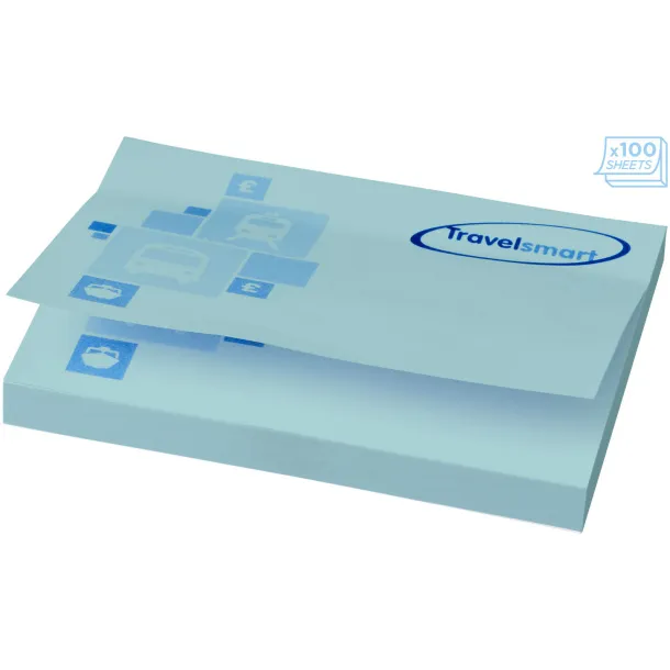 Sticky-Mate® A7 sticky notes 100x75 - Unbranded Light blue