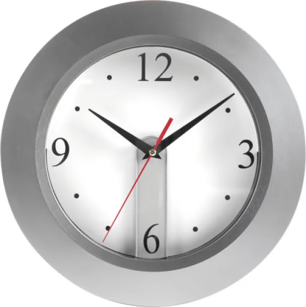  ABS wall clock Ali silver